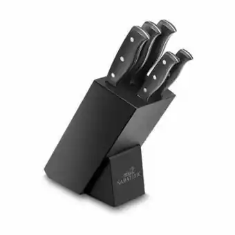 Imerco Lion sabatier mon bloc knivblok - 6 dele - 5 knive + knivblok - rustfrit stål/fyrretræ tilbud