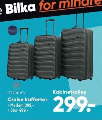 Bilka Cruise kufferter tilbud