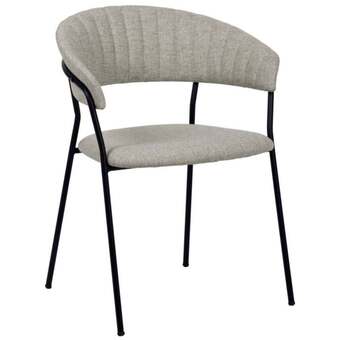Kare Belle stole m/armlæn, beige tilbud