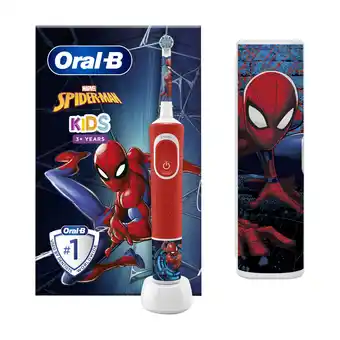 Oral-b vitality100 kids elektrisk tandbørste, spiderman