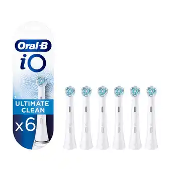 Punkt1 Oral-b io ultimate clean børstehoved 6 stk, hvid tilbud