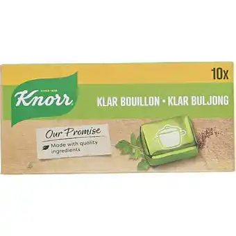 2 x knorr bouillon klar
