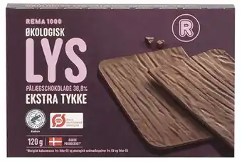REMA 1000 Pålægschokolade, 120 g tilbud