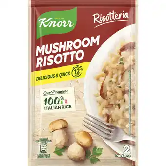 2 x knorr mushroom risotto