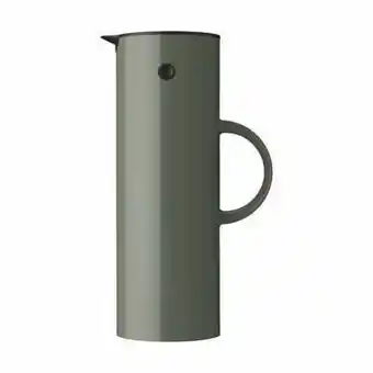 Stelton em77 termokande - 1 liter - plastik/glas - dark forest