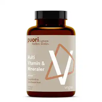 Puori, multi vitamin & mineraler puori, 60 kap