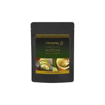 Clearspring, matcha grøn te pulver ø (premium grade) 40 g