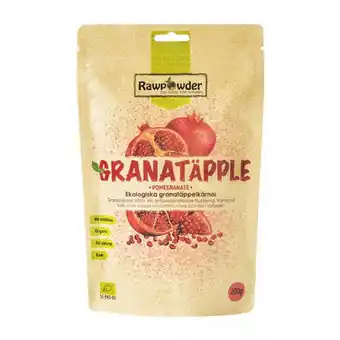 Rawpowder granatæblekerner ø 200g