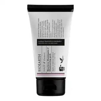 Bioearth illuminating mask --treated and colored hair 150 ml