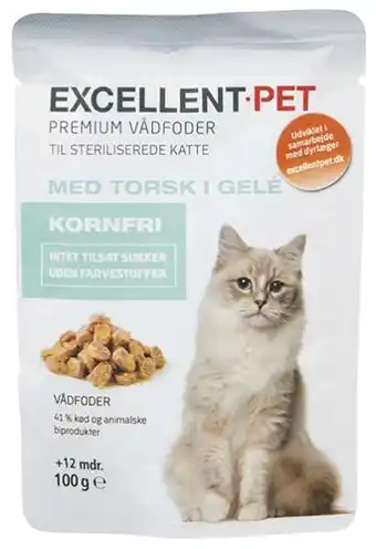 Kattefoder m/torsk, 100 g