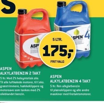 XL-BYG Aspen Alkylatbenzin 2 Takt tilbud