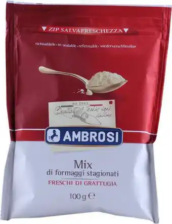 Revet hård ost, 100 g