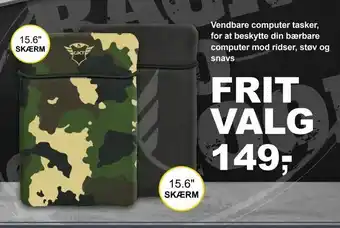 Vendbare computer tasker