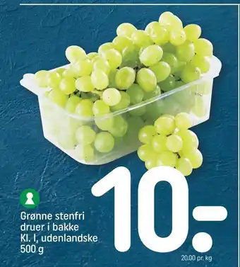 REMA 1000 Grønne stenfri druer tilbud