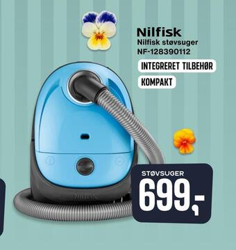 Skousen Nilfisk støvsuger nf-128390112 tilbud
