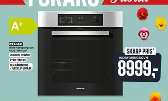 Skousen Miele indbygningsovn h22671bpclst tilbud