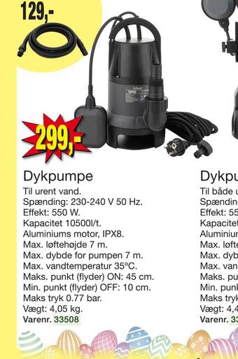 Harald Nyborg Dykpumpe tilbud