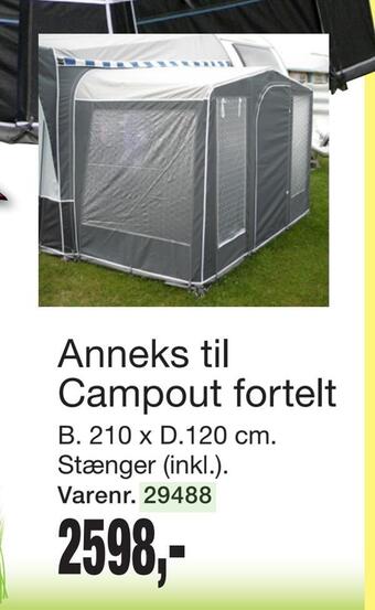 Harald Nyborg Anneks til campout fortelt tilbud