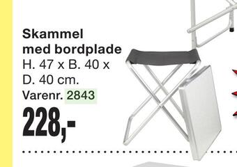 Harald Nyborg Skammel med bordplade tilbud