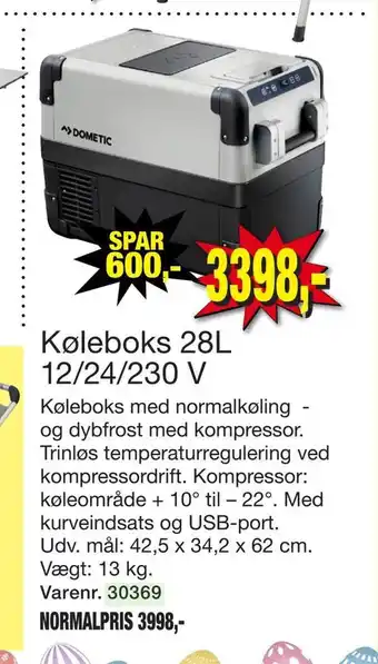 Harald Nyborg Køleboks 28l 12/24/230 v tilbud