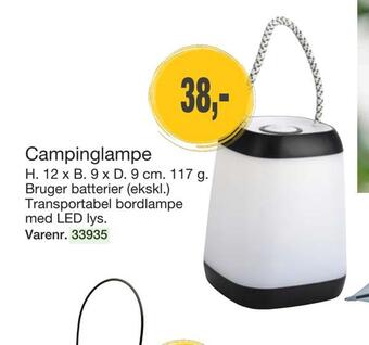 Harald Nyborg Campinglampe tilbud