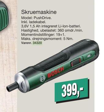 Harald Nyborg Skruemaskine tilbud