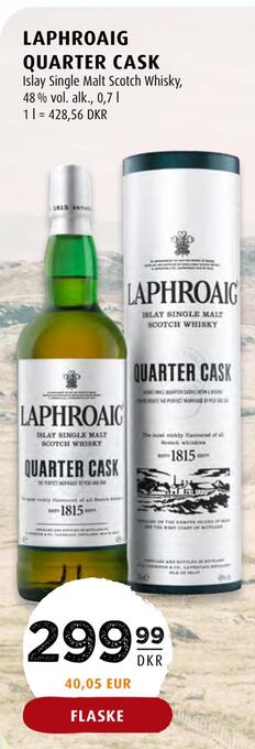 Scandinavian Park Laphroaig quarter cask tilbud