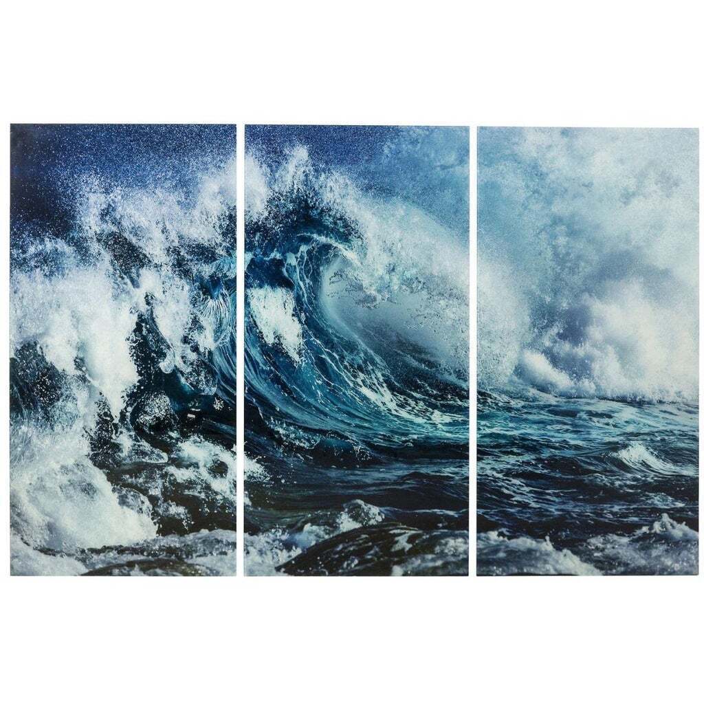 Kare Wave tredelt billede tilbud