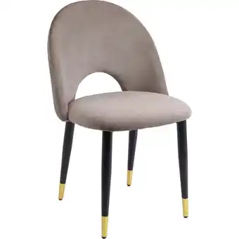 Kare Spisebordsstol iris, taupe velour tilbud
