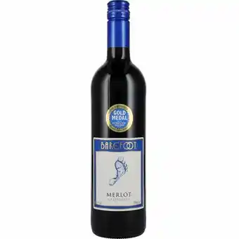 Barefoot merlot 13,5% 75 cl