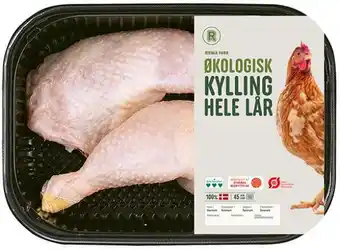 REMA 1000 Danske øko kyllingelår, 440 g tilbud
