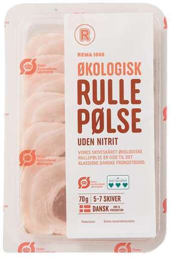 Rullepølse i skiver, 70 g