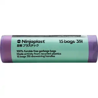 Ninjaplast 2 x bio affaldsposer 35l