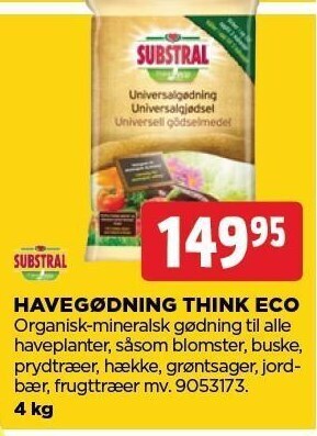 jem & fix Substral havegødning think eco tilbud