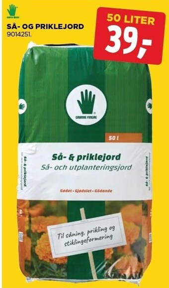 jem & fix Så- og priklejord tilbud