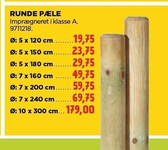 Runde pæle