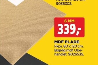 jem & fix Mdf plade tilbud