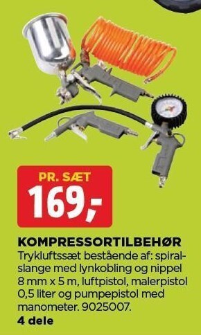 jem & fix Kompressortilbehør tilbud