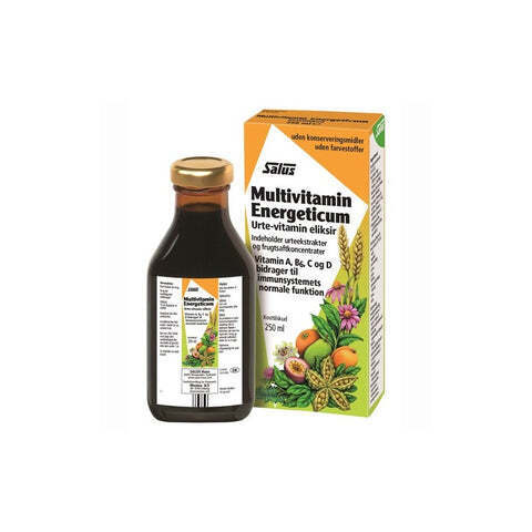 Helsemin Salus, multivitamin energeticum eliksir salus, 250 ml tilbud