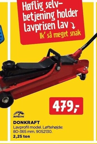 jem & fix Autozone donkraft tilbud