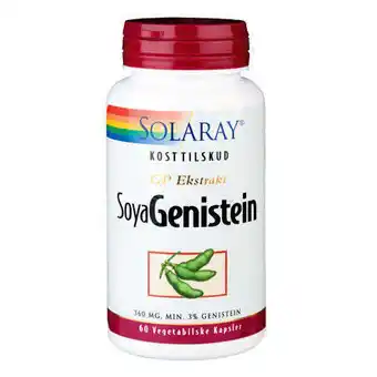Solaray, soyagenistein, 60 kap