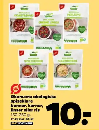 Netto Økomama bønner tilbud