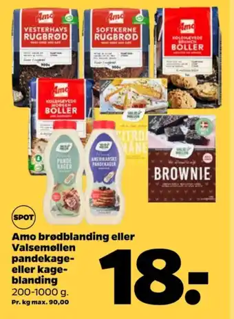 Netto Amo rugbrødsblanding vesterhavs tilbud