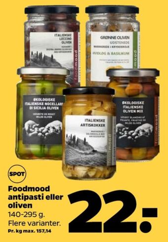 Netto Foodmood oliven tilbud