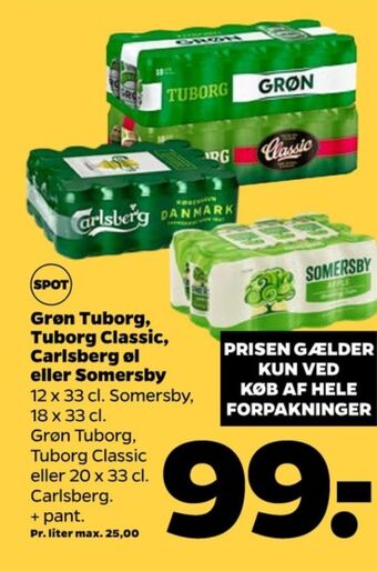 Netto Grøn øl tilbud