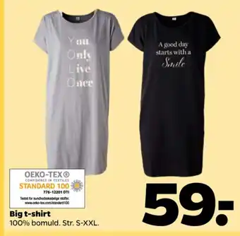 Netto Ukendt bigshirt tilbud