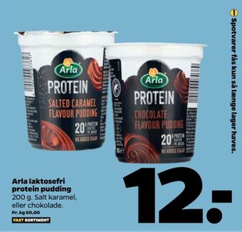 Netto Protein dessert chocolate flavour tilbud