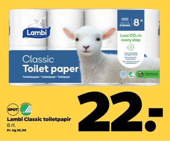 Netto Classic toiletpapir tilbud
