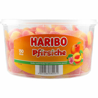 Haribo fersken 150 stk. 1350 g
