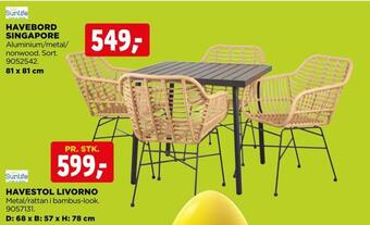 jem & fix Havestol livorno tilbud